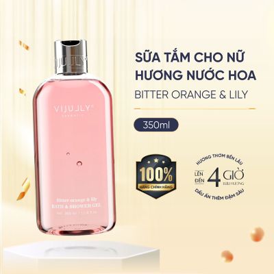 Sữa tắm Dưỡng da hương nước hoa Vi Jully 350ml (Bitter Orange & Lily)
